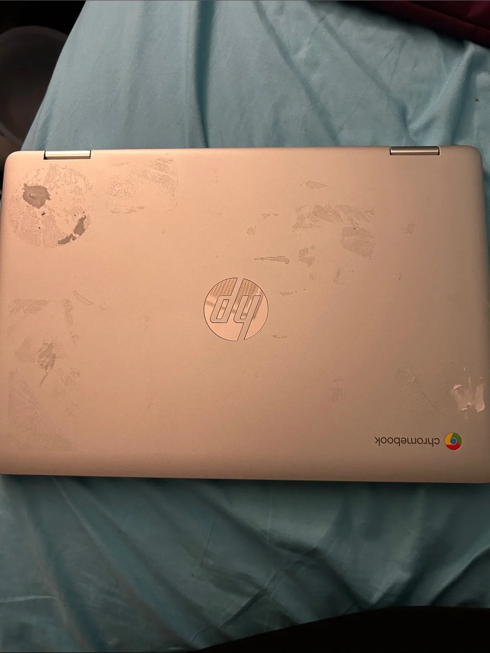 HP Chromebook x360 Convertible Laptop - Champagne Silver